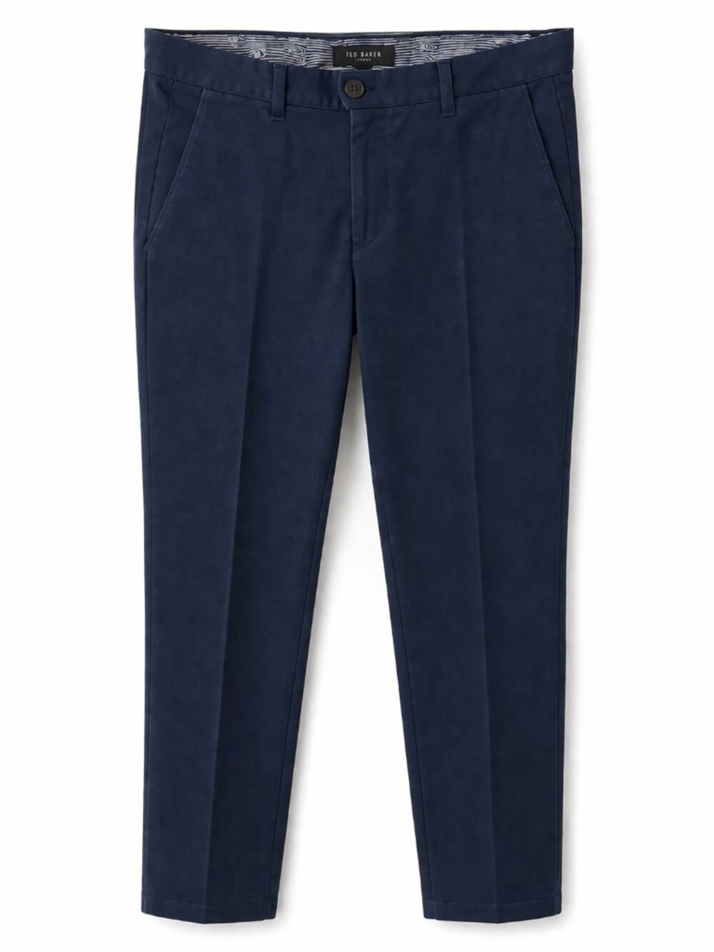 Ted Baker London Slim Chino Trousers Navy 30R